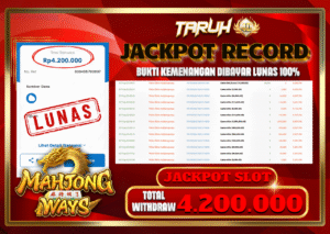 TARUH4D JACKPOT SLOT MAHJONG WAYS🀄 Rp.4.200.000,- LUNAS!!!